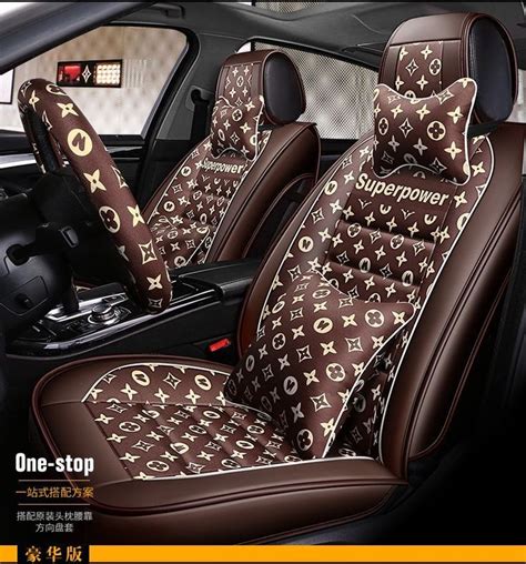 louis vuitton car seat cover set